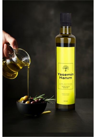 Memecik Erken Hasat Soğuk Sıkım Naturel Sızma Zeytinyağı 500ml. Uv Korumalı Cam Şişe