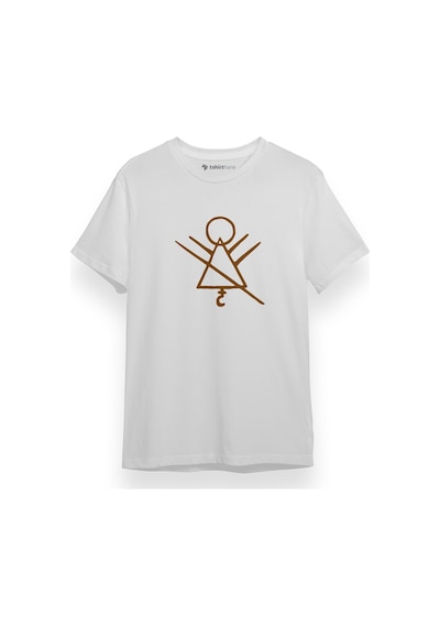 Yellowjackets Symbol Beyaz Kısa Kol Erkek Tshirt 001