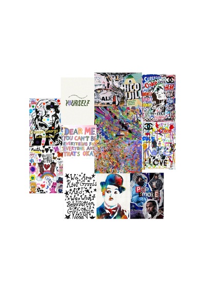 Colorfull Soft Poster Duvar Kağıdı Seti-a6