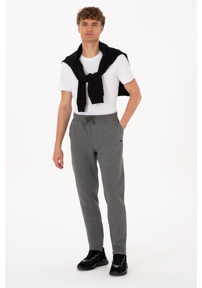 U.S. Polo Assn. Erkek Antrasit Melanj Şardonlu Eşofman Altı 50313761-VR081