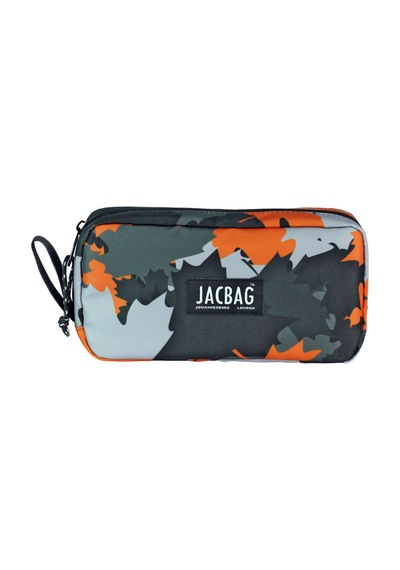 Jacbag Jac-06 Organizer Rulo Kalem Çantası Siyah - Turuncu Camoflora Turuncu Camoflora