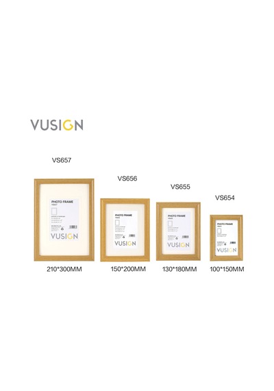 Vusıgn Vs655 Mdf Fotoğraf Çerçevesi 13x18 Cm Ahşap Kabartmalı Çerçeve Masaüstü Ve Duvar Askılı