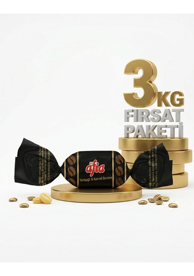 Afia Tereyağlı Ve Kahveli Şeker 3x1 Kg
