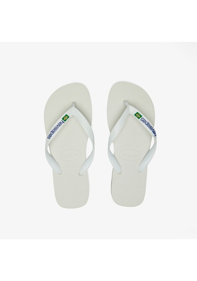 Havaianas Brasil Logo Unisex Beyaz Terlik 4110850