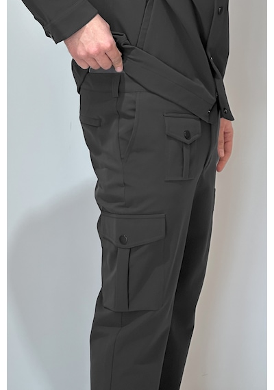 Erkek Çıtçıtlı Pantolon 24720 Siyah Siyah