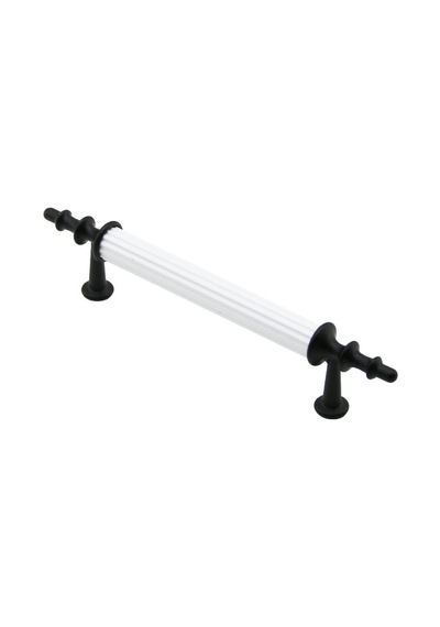 10 Adet Beyaz - Siyah Boru Kulp 9.6cm 5570