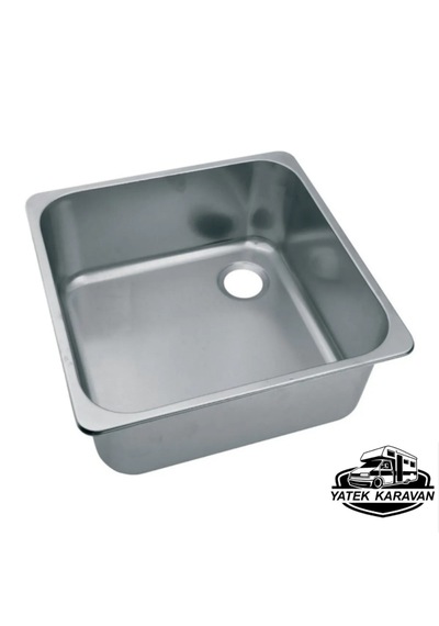 Paslanmaz Kare Evye 32.5 X 35.5 X 15 Yatek Karavan Tekne