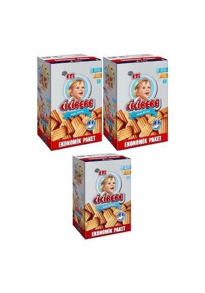 Eti Cicibebe Bebek Bisküvisi 1000 G x 3 Adet