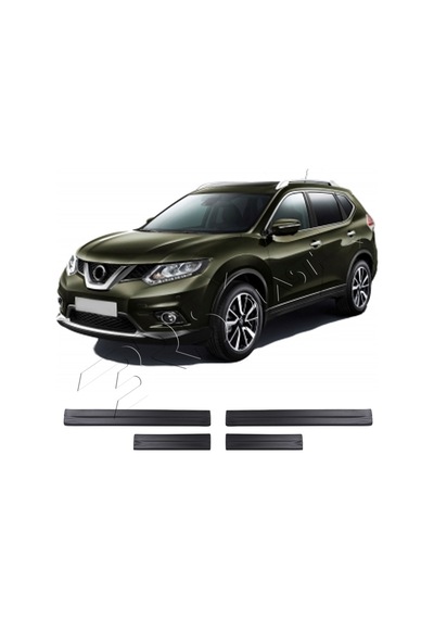 Nissan X-trail Uyumlu 2014 Ve Üzeri Abs Kapı Eşiği 4 Parça
