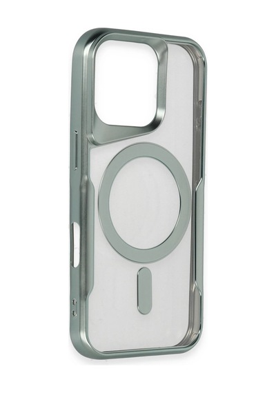 Newface - 383 - İphone 16 Pro Max Kılıf Boyi Magsafe Silikon Kapak - Edntrend - - Siyah Sıyah