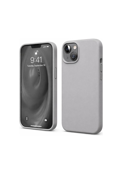 Apple   Uyumlu   iPhone 14 Kılıf First Silikon - Gri