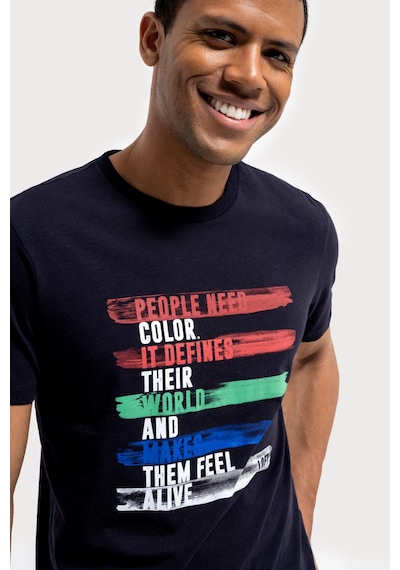 Loft Lf2035777 Ss Erkek T-shirt Navy
