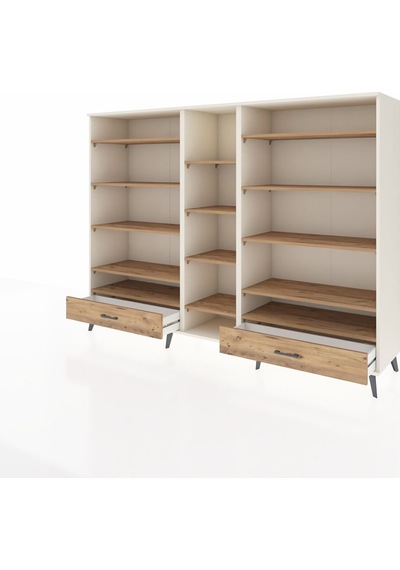 Hyperion Dolap 14 Raflı 2 Çekmeceli 220x44x163 Aytaşı-çam Atlas Çam - Aytası Hyperion Dolap 14 Raflı 2 Çekmeceli 220x44x163 Aytaşı-çam Atlas Çam - Aytası
