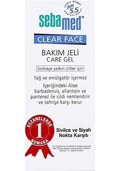 Clear Face Sivilce Karşıtı Nemlendirici Bakım Jeli 50 Ml