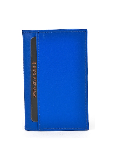 Ziya, Unisex Hakiki Deri Kartlık 1539852z03 Saks Mavi 1539852z03 651 Saks Mavi