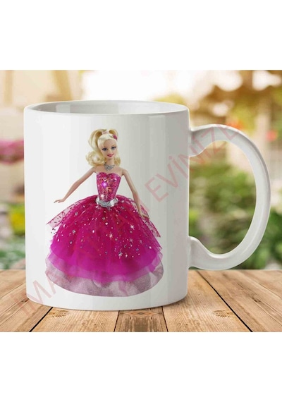 Barbie-doll-free-png-ımage İki Tarafı Baskılı Kupa Bardak.jpg