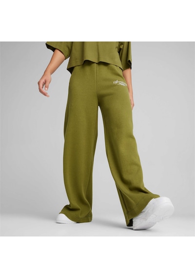 Puma Classıcs+ Kadın Relaxed Eşofman Altı 624274 33 Yeşil