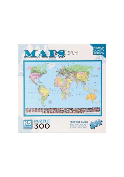 World Map Puzzle 300