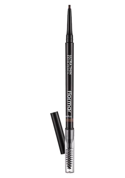 Flormar Kaş Kalemi & Fırçası - Ultra Thin Brow Pencil - 002 Light Brown - 8690604572113