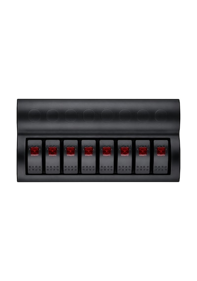 Labarka 8'li Switch Panel Otomatik Sigortalı Kırmızı LED'li 12-24V