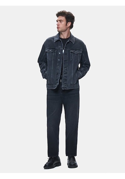 Ltb Andreas Oversıze Jean Ceket 010096102216047 55799 Koyu Gri