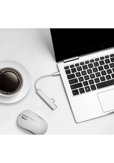 Type-c To Usb Hub 4 Port Çoklayıcı Apple Uyumlu MacBook Ile Çoğaltıcı Type C To Usb Converter Hub