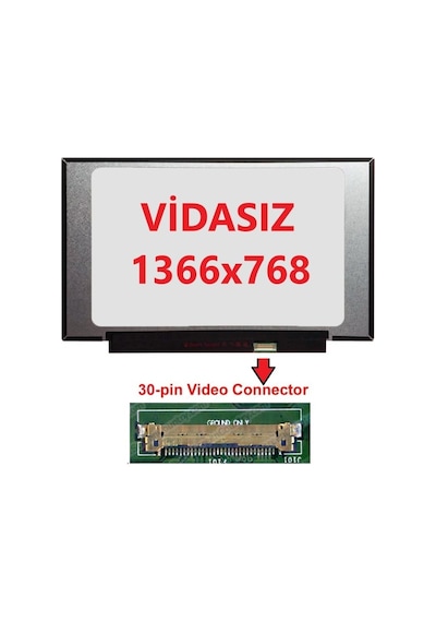 Lenovo Uyumlu 82C4015BTX, 82C4015QTX Lcd Ekran, Panel (1366*768)
