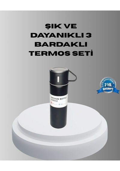 Hepsi 500 Ml Vakumlu Termos Çift Kat Paslanmaz Çelik Sızdırmaz Kapağıyla Sıcak Ve Soğuk İçeceklere Özel N Diğer