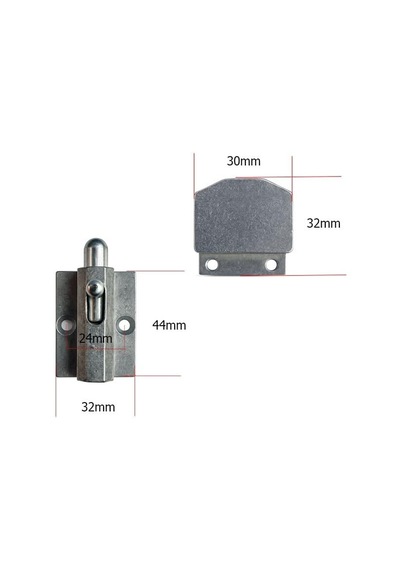 Ayrıntıshop Sürgülü Cam Balkon Makro Sürgülü Metal Dış Kilit, Baskılı Zamak Döküm, Sürgülü Kapılarda Dış Kilit Kullanımı İçin