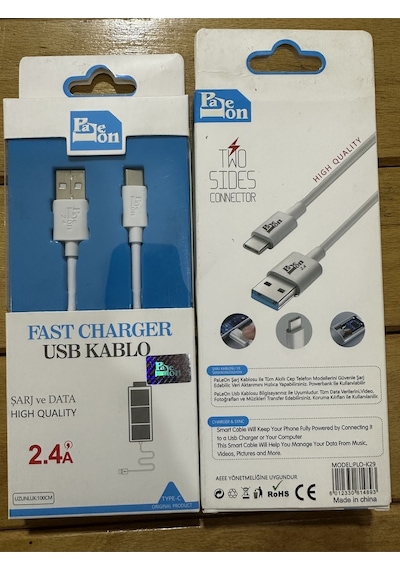 Type-c Şarj Kablosu 2.4 Amperusb Kablo