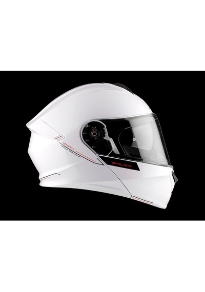 Mt Helmets Genesis SV A2 Çene Açılır Kask Parlak Beyaz