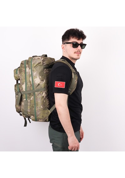 Kordak 65 Lt Jandarma Kamuflaj Outdoor Sırt Çantası Jandarma Çok Renkli