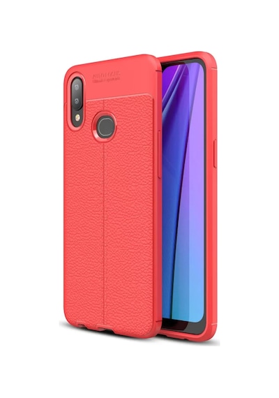 Samsung Galaxy  Uyumlu  A10s Kılıf Auto Focus Kapak - Kırmızı