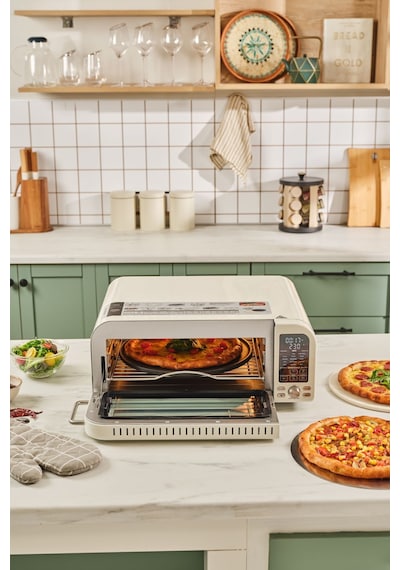 Karaca Multicrust Artisan Retro Pizza Makinesi & Airfryer