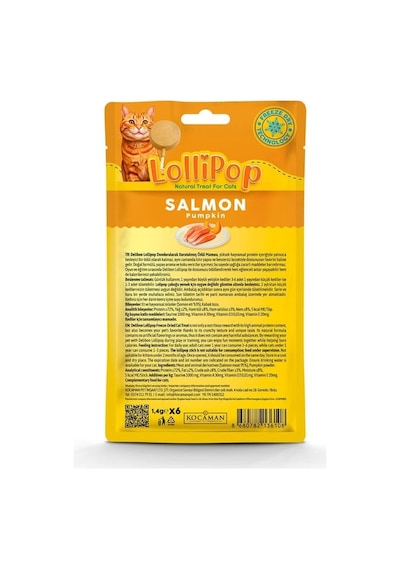Delibon Lolipop Somonlu Kedi Ödül Maması 6'lı