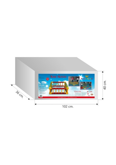 King Kids Kare Aktivite Kırmızı/yeşil