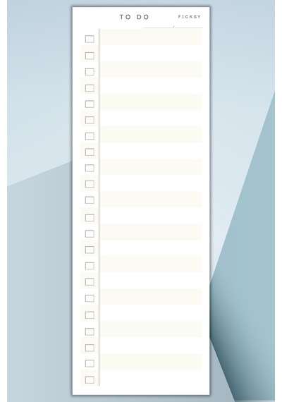 Yapılacaklar Listesi - 50 Sayfa - 29,7 10.5 Cm - Sarı - To Do List - Checklist- Kontrol Listesi - Planlayıcı Diğer