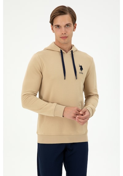 U.s. Polo Assn. Erkek Kum Sweatshirt 50289059-vr085 Kum
