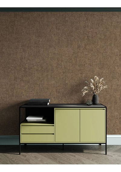 Adawall Muse Koleksiyonu- 25105-8 Koyu Kahve Textile Dokulu Duvar Kağıdı 1.06x15.6m, 16.5m² Kahverengi
