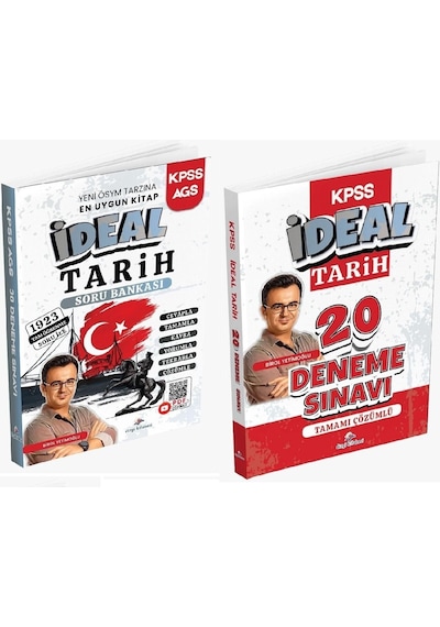 Dizgi Kitap 2026 Kpss Ideal Tarih Soru Bankası + 20 Deneme 2 Li S