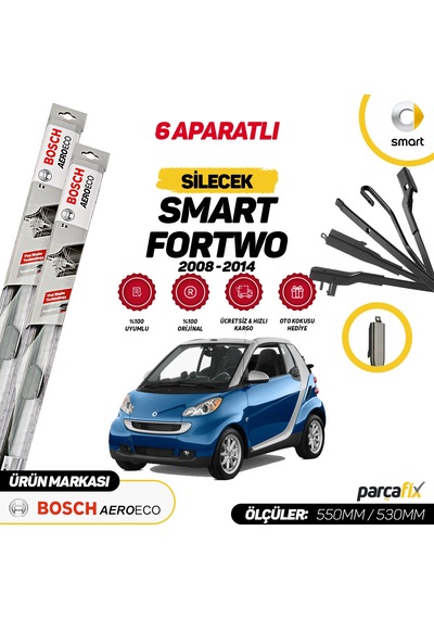 Smart Fortwo Bosch Aeroeco Muz Silecek 2008-2014