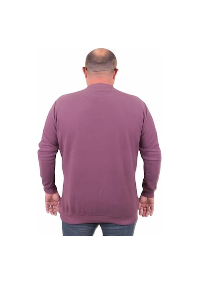 Starbattal Büyük Beden Selanik V Yaka Classic Sweat 23201 Eflatun-Eflatun