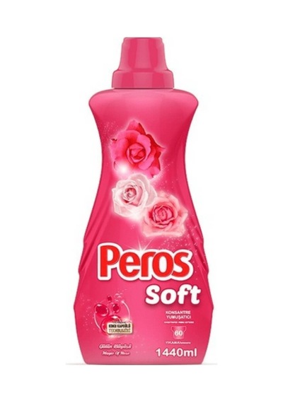 Peros Soft Konsantre Çamaşır Yumuşatıcısı Gülün Büyüsü 1440 ML