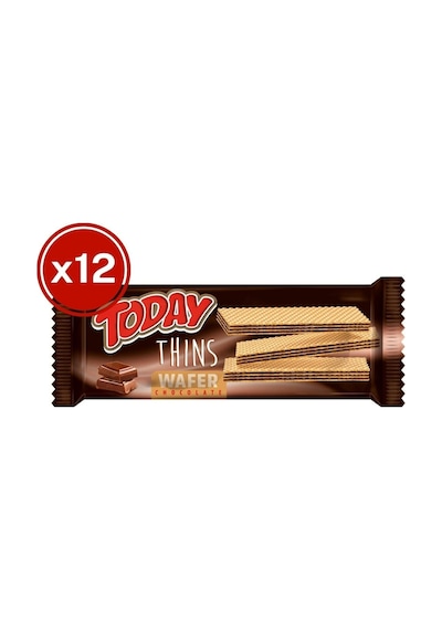 Today Thins Gofret Çikolatalı 65 Gr. (12 Adet)