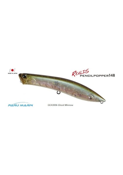 Duo Realis Pencil Popper 148 Gea3006 / Ghost Minnow (464872300)