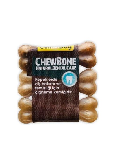 Ayrex Gimdog Mordimi Press Kemik 9 Cm 3lü Natural