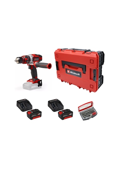 Einhell TE-CD 18/48 Li-ı Akülü Darbeli Vidalama + 2 X 4 Ah Akü + 32 Parça Uç Seti Çantalı