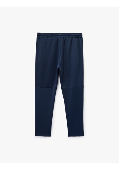 Koton Beli Bağcıklı Cepli Biyeli Spor Jogger Eşofman Altı Lacivert 6wam40118nk