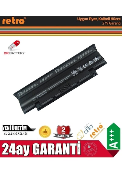 Dell Uyumlu İnspron 13R. 13R 3010-D330 Notebook Bataryası - Pili