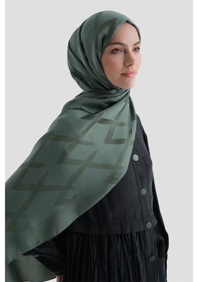 Armine Lyocell Şal - 1 - Yeşil 54